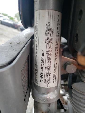 5VPCB26D163000403 - 2006 VICTORY MOTORCYCLES KINGPIN თეთრი ფოტო 9