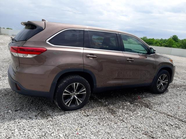 5TDBZRFH8KS954219 - 2019 TOYOTA HIGHLANDER LE BROWN photo 3