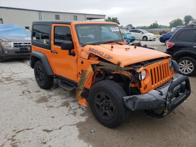 1C4AJWAG4DL514616 - 2013 JEEP WRANGLER SPORT ORANGE photo 4