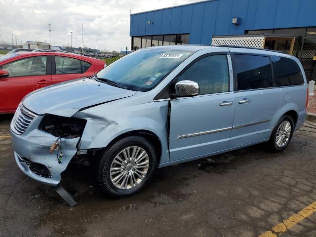 2C4RC1CG7DR665180 - 2013 CHRYSLER TOWN & COU TOURING L BLUE photo 1