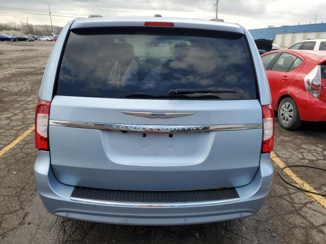 2C4RC1CG7DR665180 - 2013 CHRYSLER TOWN & COU TOURING L BLUE photo 6