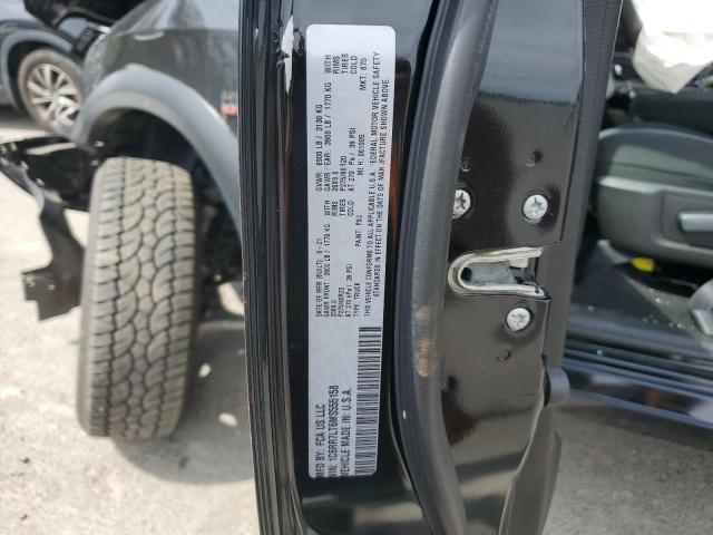 1C6RR7LT6MS555158 - 2021 RAM 1500 CLASS SLT შავი ფოტო 12