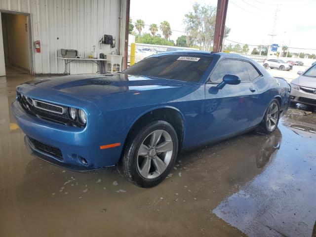 2C3CDZAG7MH513706 - 2021 DODGE CHALLENGER SXT BLUE photo 1