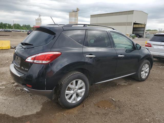 JN8AZ1MW0BW182303 - 2011 NISSAN MURANO S BLACK photo 3