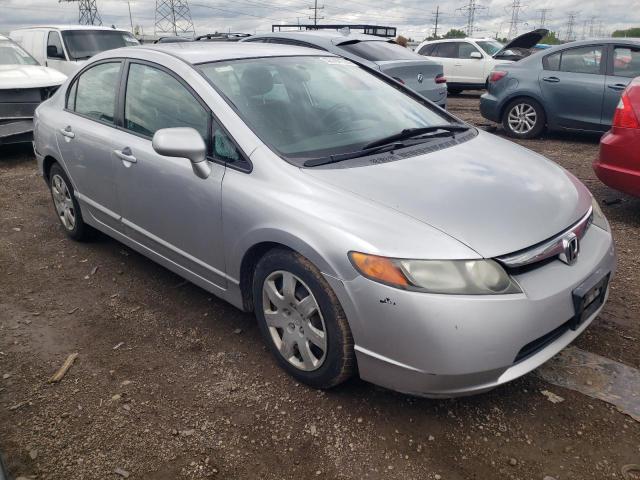 2HGFA16518H333445 - 2008 HONDA CIVIC LX SILVER photo 4