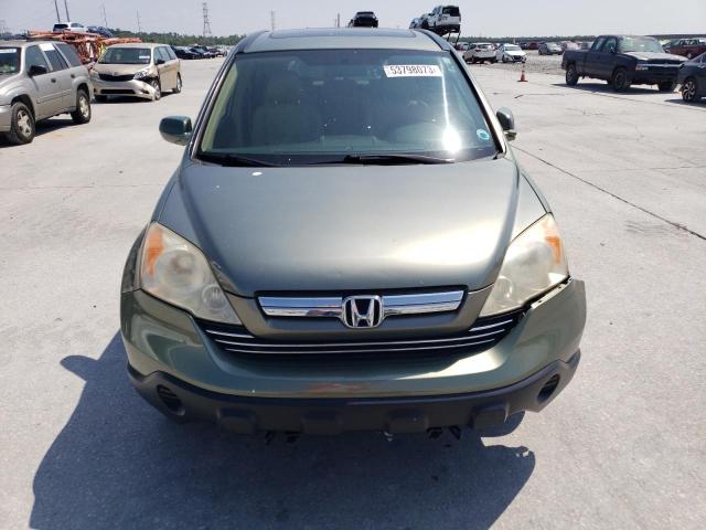 JHLRE38799C000833 - 2009 HONDA CR-V EXL GREEN photo 5