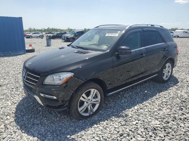 4JGDA5HB0FA532266 - 2015 MERCEDES-BENZ ML 350 4MATIC BLACK photo 1