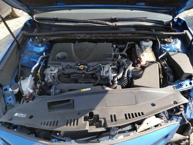 4T1B11HK4KU190894 - 2019 TOYOTA CAMRY L BLUE photo 11