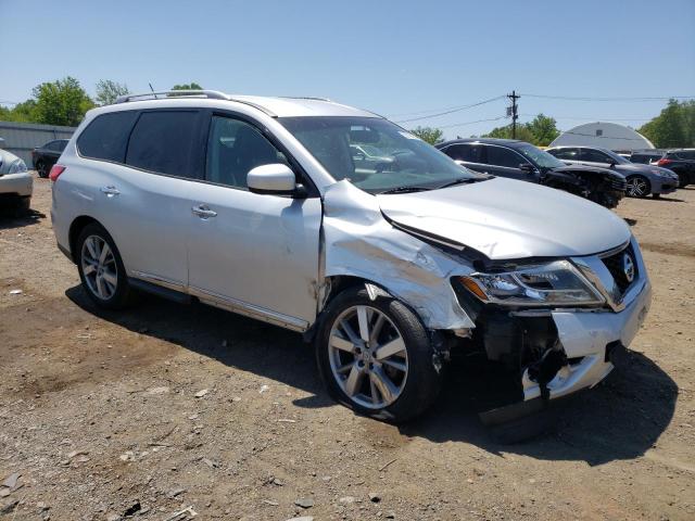 5N1AR2MM5EC649300 - 2014 NISSAN PATHFINDER S SILVER photo 4