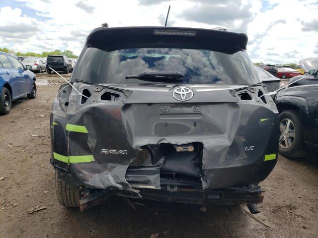 JTMZFREV4FJ057030 - 2015 TOYOTA RAV4 LE GRAY photo 6