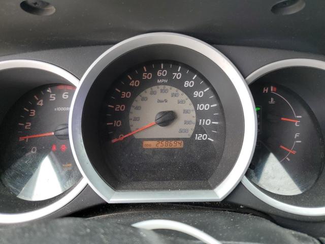 5TEJU62N76Z291996 - 2006 TOYOTA TACOMA DOUBLE CAB PRERUNNER SILVER photo 9