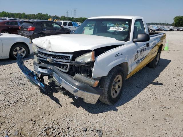 1GCEC14V07Z199033 - 2007 CHEVROLET SILVERADO C1500 CLASSIC WHITE photo 1