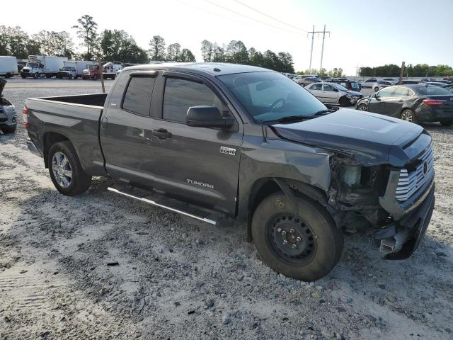 5TFRY5F19FX180835 - 2015 TOYOTA TUNDRA DOUBLE CAB SR/SR5 GRAY photo 4