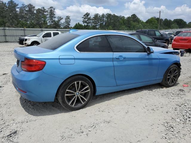 WBA2J1C55JVD09776 - 2018 BMW 230I BLUE photo 3