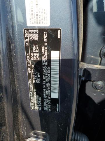 YV4BR0CL6N1797101 - 2022 VOLVO XC90 T8 RECHARGE INSCRIPTION GRAY photo 13