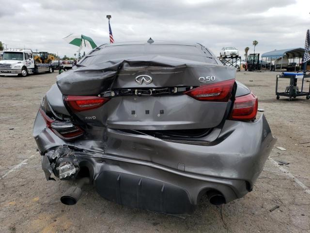 JN1EV7AR6KM555417 - 2019 INFINITI Q50 LUXE CHARCOAL photo 6