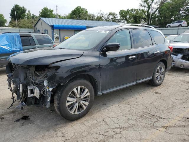 5N1DR2MM7JC616726 - 2018 NISSAN PATHFINDER S BLACK photo 1