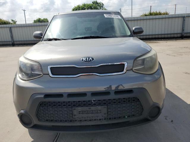 KNDJN2A23E7014071 - 2014 KIA SOUL GRAY photo 5