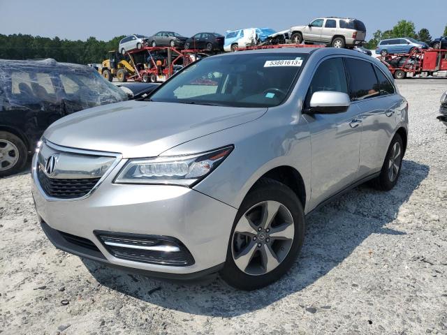 5FRYD3H23EB004923 - 2014 ACURA MDX SILVER photo 1