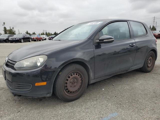 WVWAA7AJ9CW054447 - 2012 VOLKSWAGEN GOLF BLACK photo 1