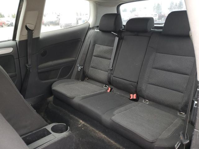 WVWAA7AJ9CW054447 - 2012 VOLKSWAGEN GOLF BLACK photo 10