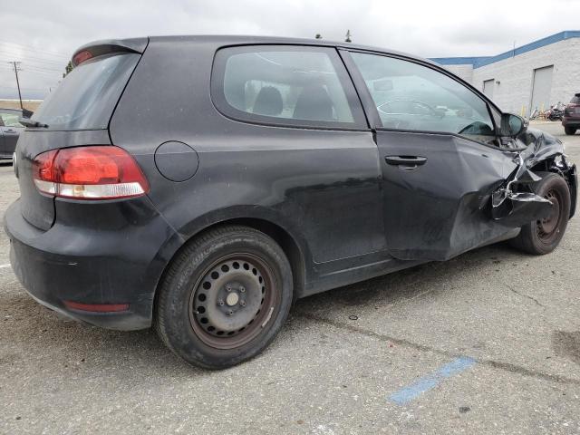 WVWAA7AJ9CW054447 - 2012 VOLKSWAGEN GOLF BLACK photo 3