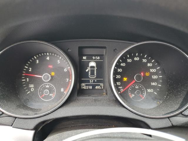 WVWAA7AJ9CW054447 - 2012 VOLKSWAGEN GOLF BLACK photo 9