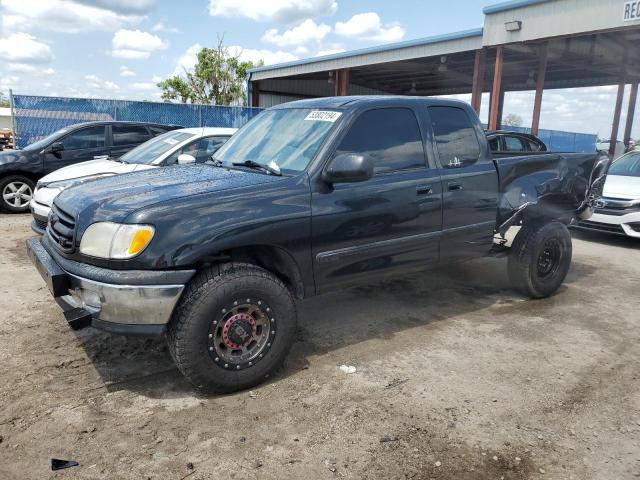 5TBBT4418YS004244 - 2000 TOYOTA TUNDRA ACCESS CAB შავი ფოტო 1