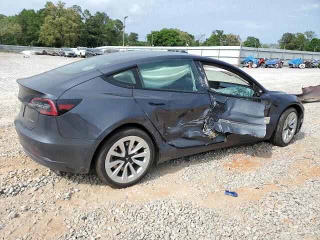 5YJ3E1EB4MF983545 - 2021 TESLA MODEL 3 GRAY photo 3