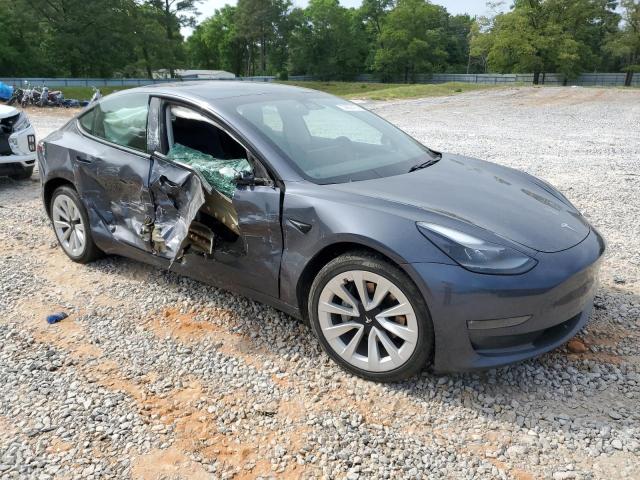 5YJ3E1EB4MF983545 - 2021 TESLA MODEL 3 GRAY photo 4