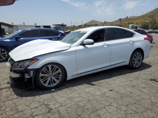 KMHGN4JE9JU285191 - 2018 GENESIS G80 BASE WHITE photo 1