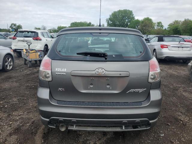 2T1KR32E67C678177 - 2007 TOYOTA COROLLA MA XR GRAY photo 6