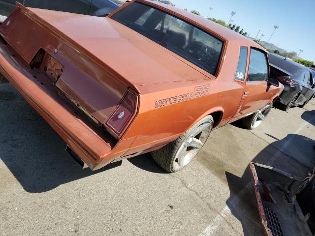 1G1GZ37G1GR198675 - 1986 CHEVROLET MONTE CARL ORANGE photo 3