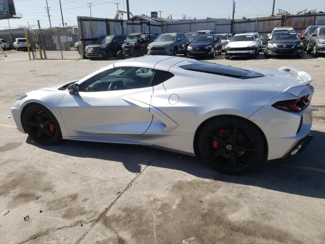 1G1Y62D44L5106204 - 2020 CHEVROLET CORVETTE STINGRAY 1LT SILVER photo 2