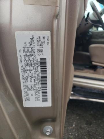 5TBRT34104S440749 - 2004 TOYOTA TUNDRA ACCESS CAB SR5 BEIGE photo 12