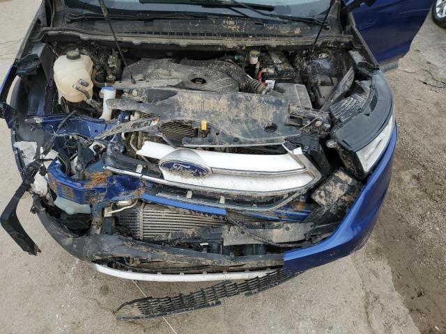 2FMTK3K90FBB59639 - 2015 FORD EDGE TITANIUM BLUE photo 12