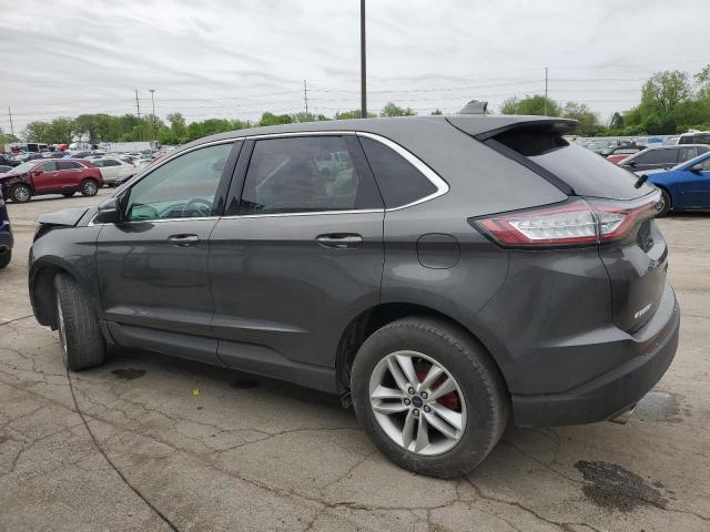 2FMPK4J82HBB77451 - 2017 FORD EDGE SEL GRAY photo 2