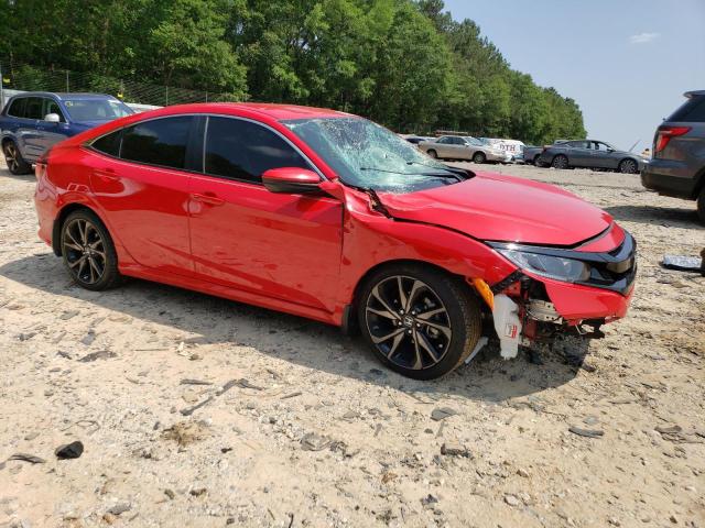 2HGFC2F82LH535732 - 2020 HONDA CIVIC SPORT 红色 照片 4