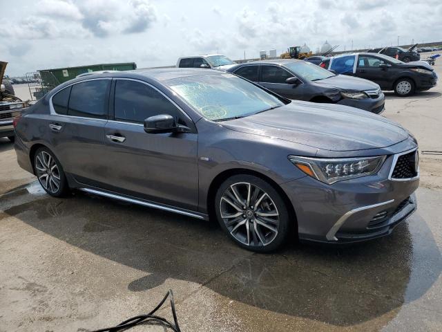 JH4KC2F96LC000734 - 2020 ACURA RLX SPORT HYBRID ADVANCE GRAY photo 4