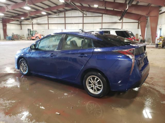 JTDKARFUXG3526410 - 2016 TOYOTA PRIUS BLUE photo 2