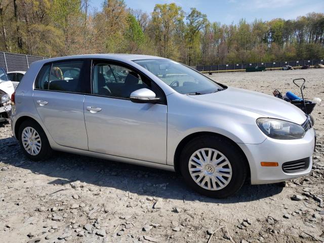 WVWDB7AJ4AW276059 - 2010 VOLKSWAGEN GOLF SILVER photo 4