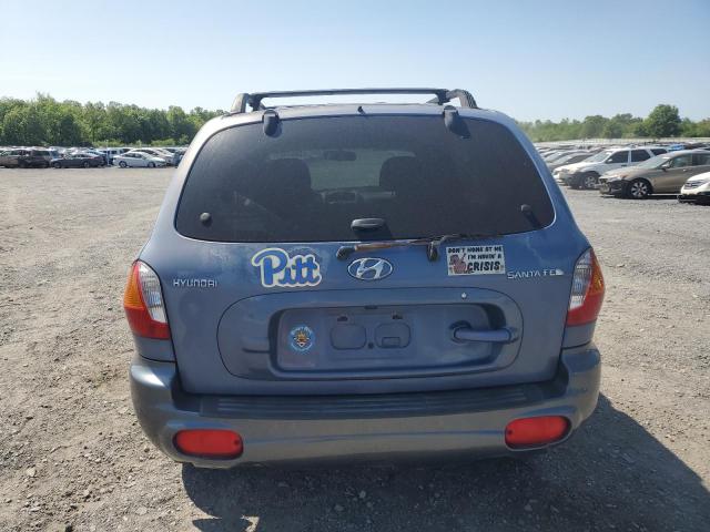 KM8SB12B22U222344 - 2002 HYUNDAI SANTA FE GL BLUE photo 6