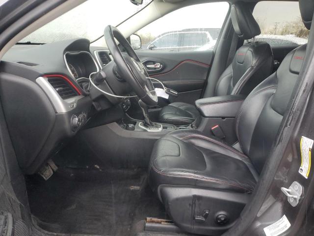 1C4PJMBS2EW298377 - 2014 JEEP CHEROKEE TRAILHAWK CHARCOAL photo 7