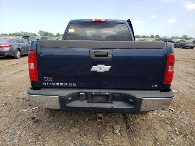 2GCEK13C171719977 - 2007 CHEVROLET SILVERADO K1500 CREW CAB BLUE photo 6