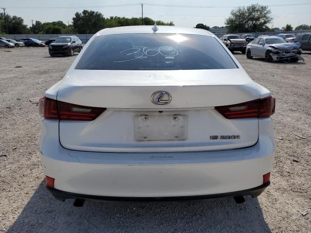 JTHBA1D27G5019115 - 2016 LEXUS IS 200T WHITE photo 6