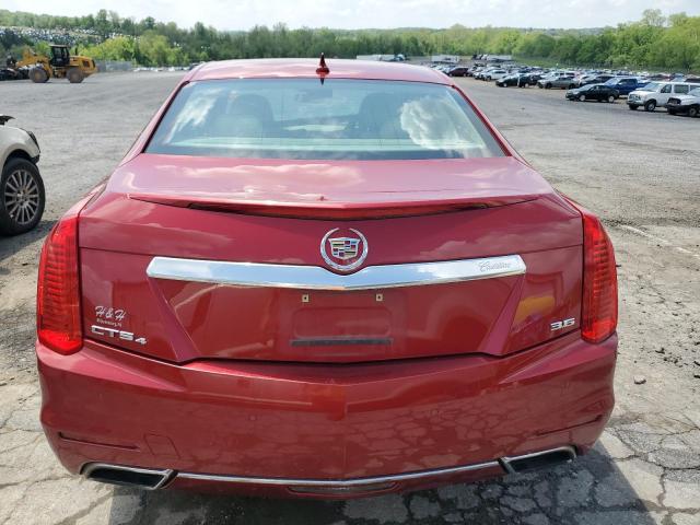 1G6AX5S35E0142326 - 2014 CADILLAC CTS LUXURY COLLECTION MAROON photo 6