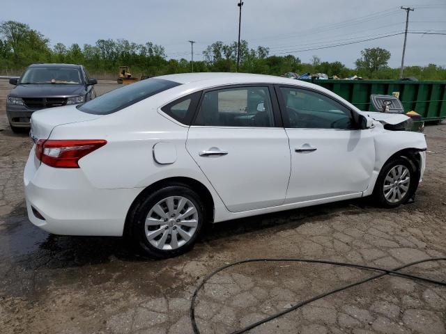 3N1AB7AP4KY228047 - 2019 NISSAN SENTRA S WHITE photo 3