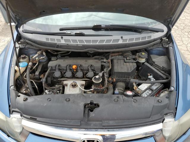 1HGFA16857L083851 - 2007 HONDA CIVIC EX BLUE photo 11