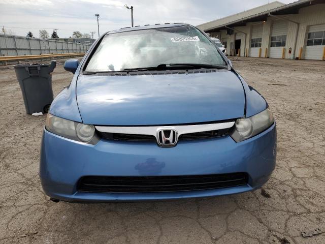 1HGFA16857L083851 - 2007 HONDA CIVIC EX BLUE photo 5