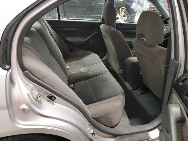 1HGES16364L024946 - 2004 HONDA CIVIC DX VP SILVER photo 10